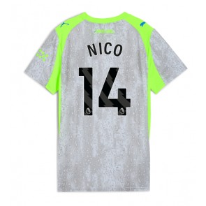 Manchester City Nico Gonzalez #14 Rezervni Dres za Ženska 2025-26 Kratak Rukavima